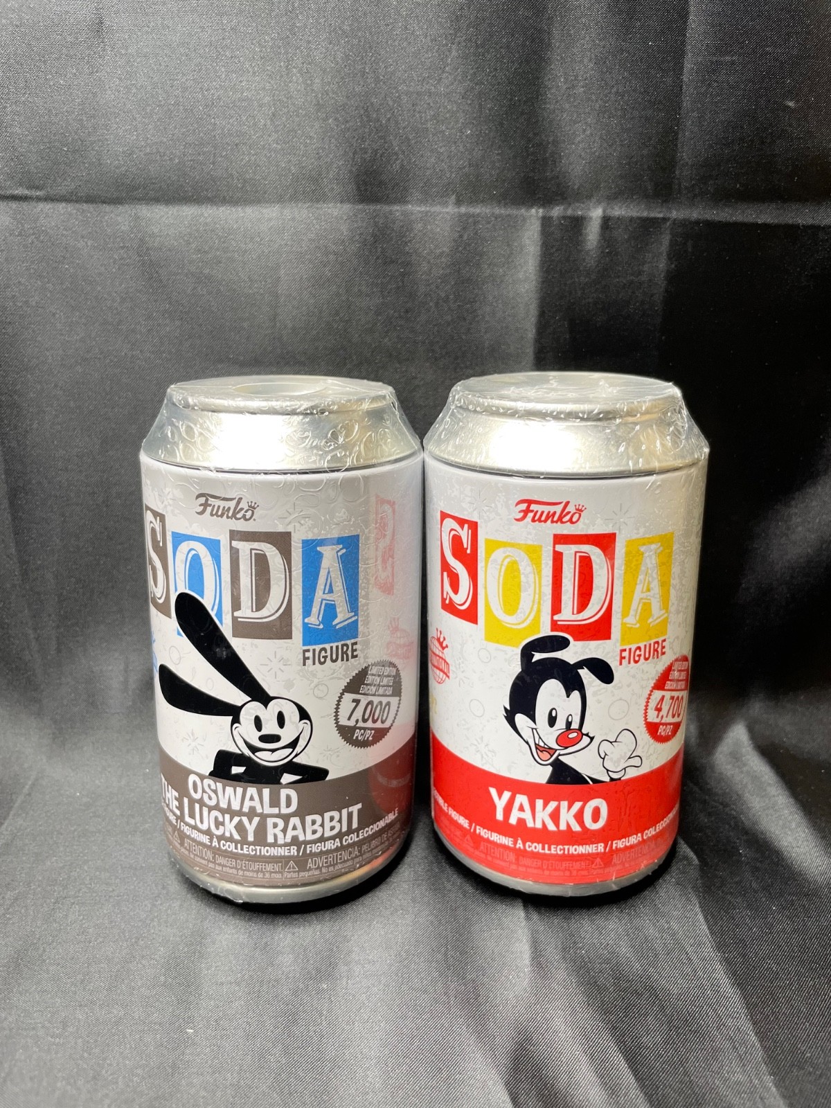 Lotto 2 pezzi Funko Soda Oswald + Yakko
