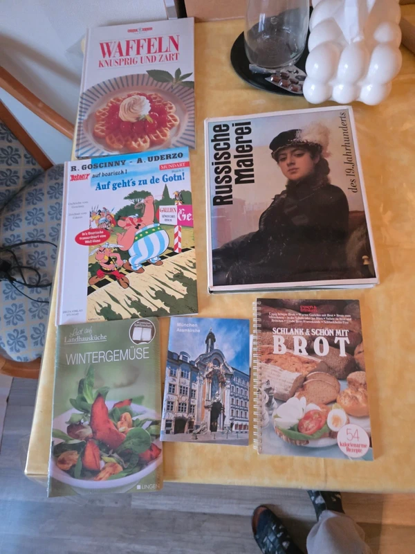 buecher set kochbuecher roman magazin einzelverkauf moeglich