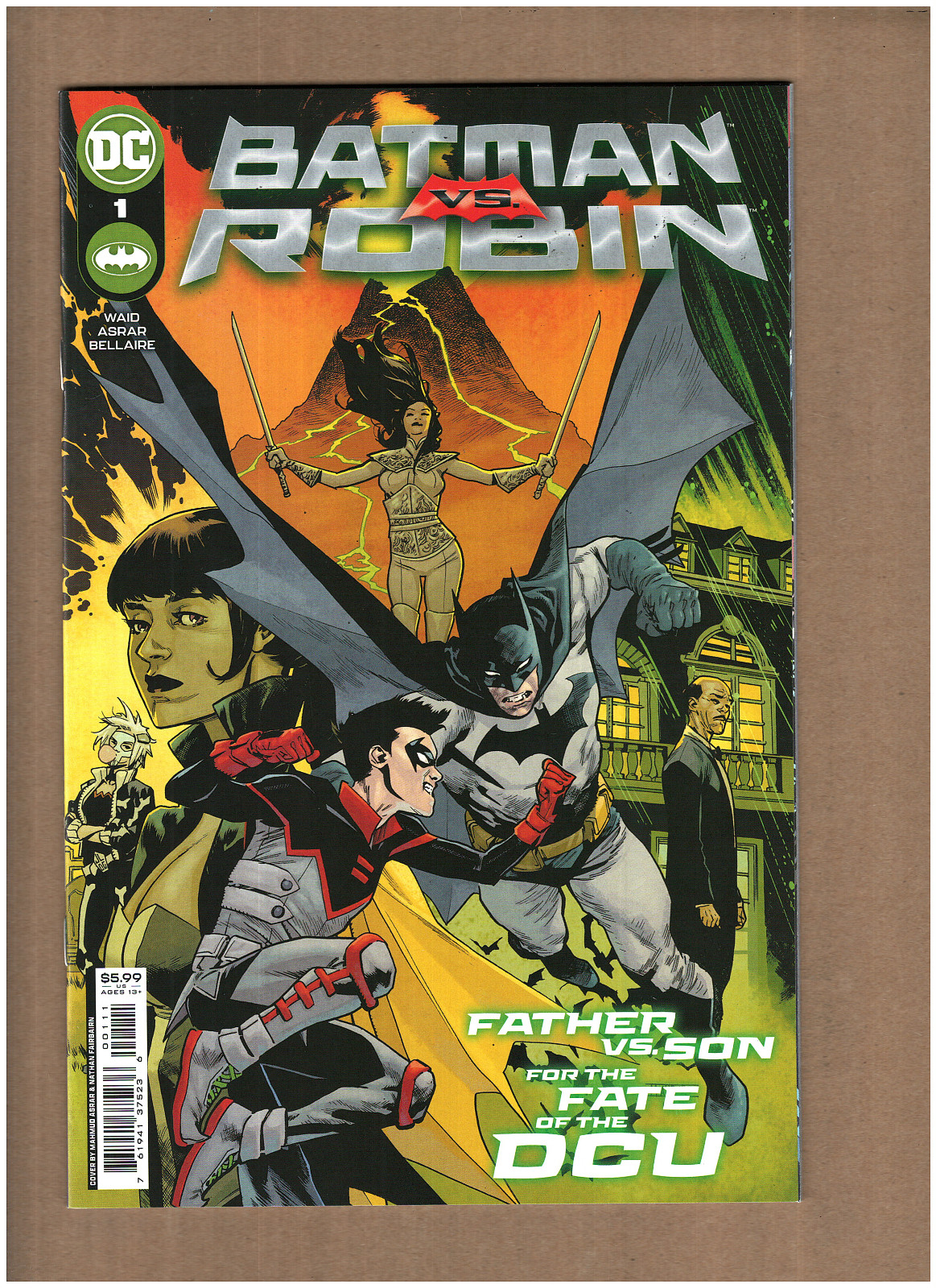 Batman vs. Robin #1 DC Comics 2022 DAMIAN WAYNE copertina Asrar quasi nuovo - 9,2