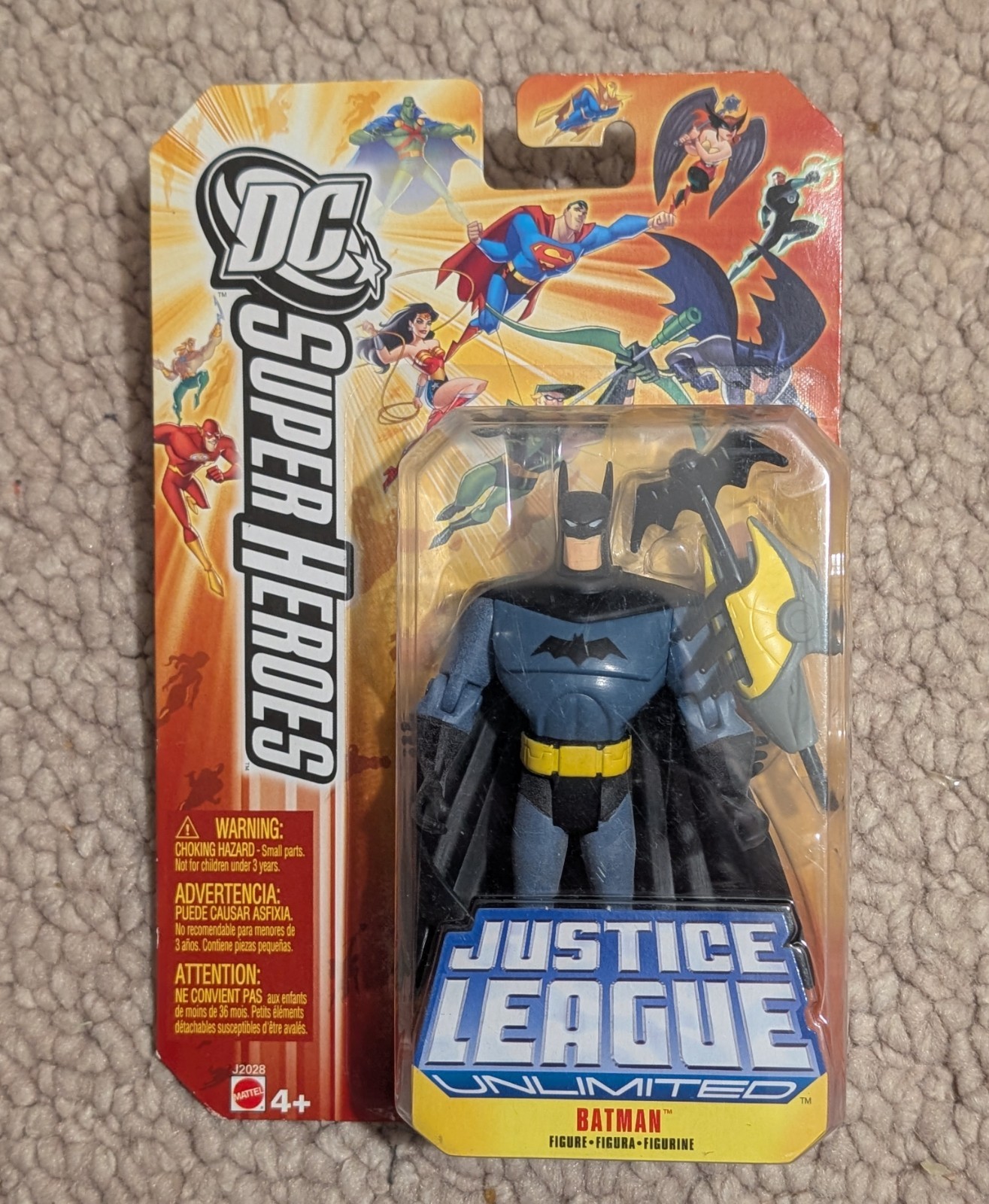 Mattel 2006 DC Super Heroes Justice League Modellino BATMAN Sigillato JLU