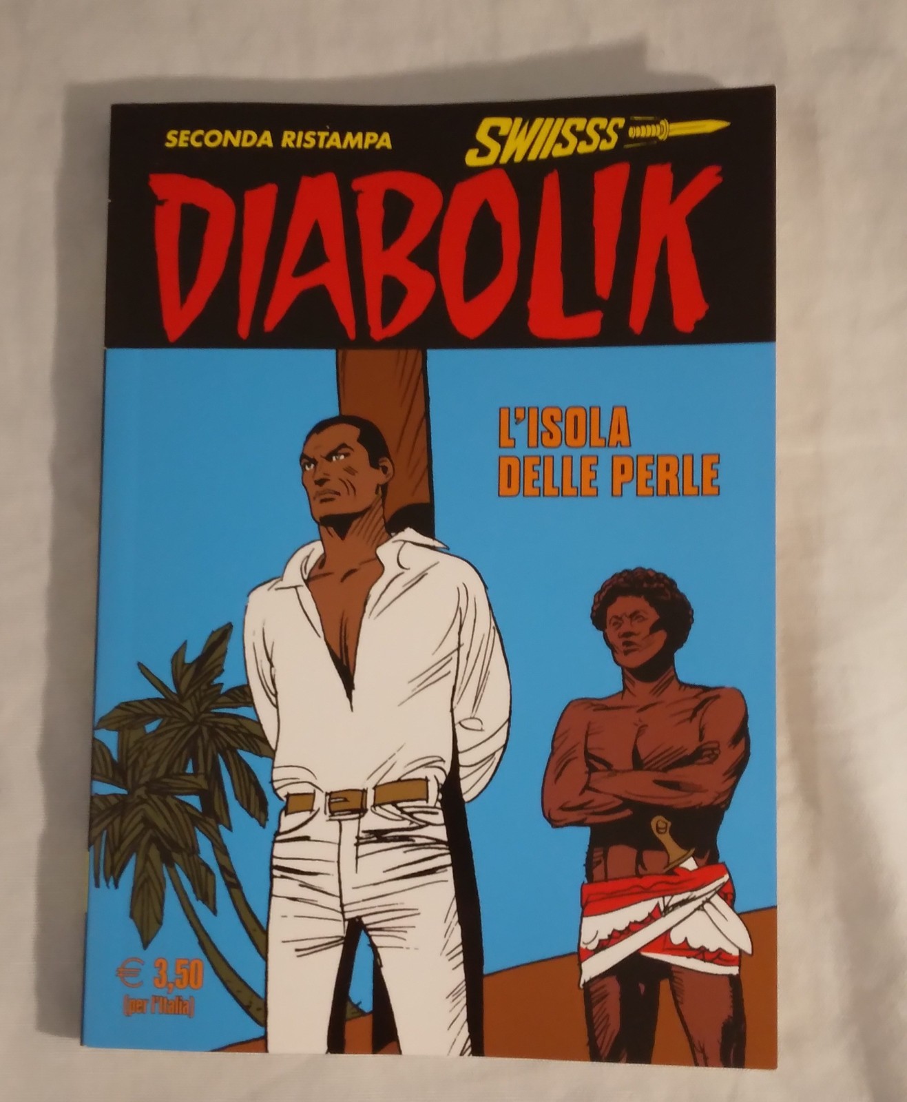 Diabolik Swiisss - L'Isola delle Perle 385 -2 ristampa-OTTIMO
