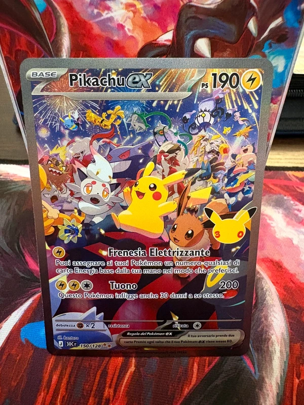 Pikachu ex 150/128 30esimo