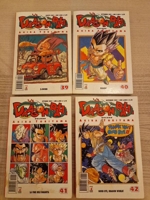 Riservato - Lotto Dragon Ball Deluxe 39-42