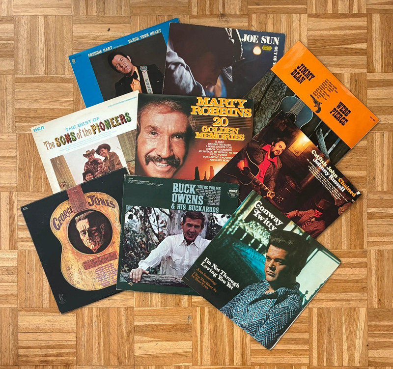 9x Vinyl - Country