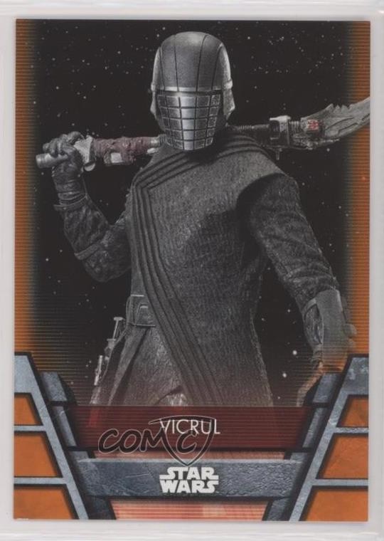 2020 Topps Star Wars Holocron arancione 65/99 Vicrul #FO-12 0s3