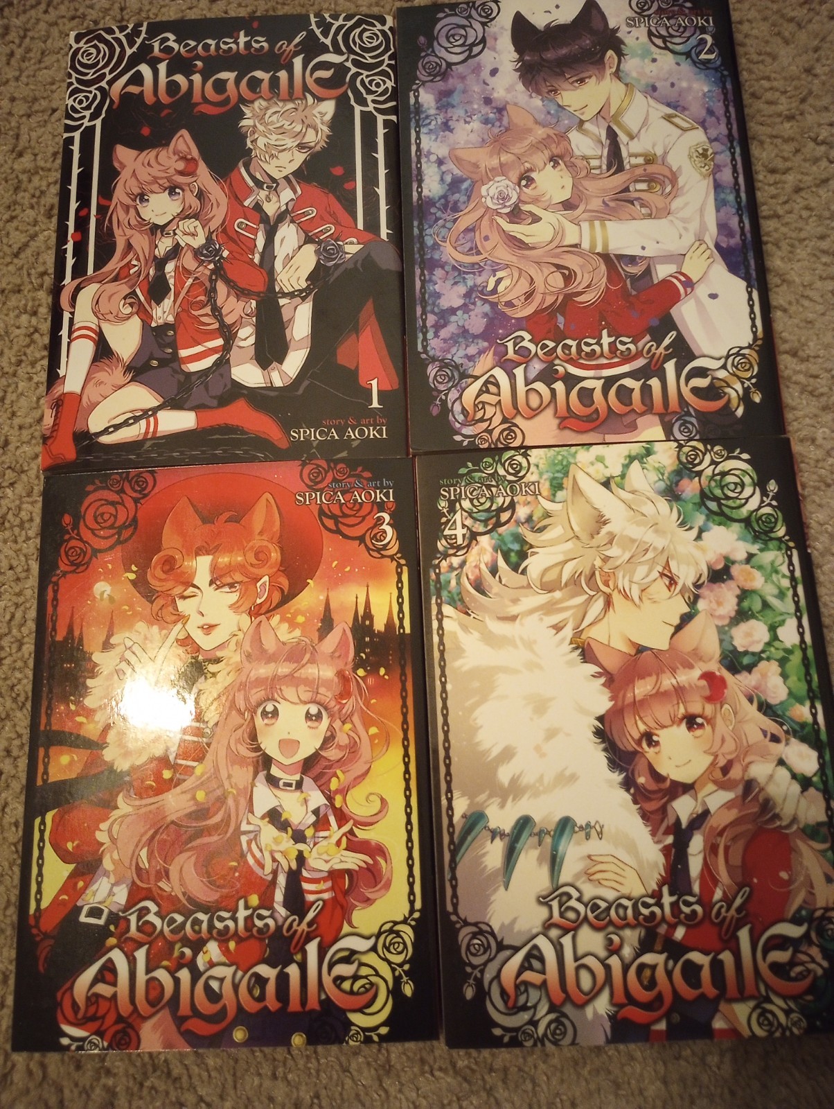Beasts of Abigail di Ringo Naki manga giapponese fumetti vol.1-4 set inglese