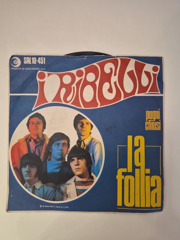 45 giri iRibelli con il cantante Demetrio Stratos