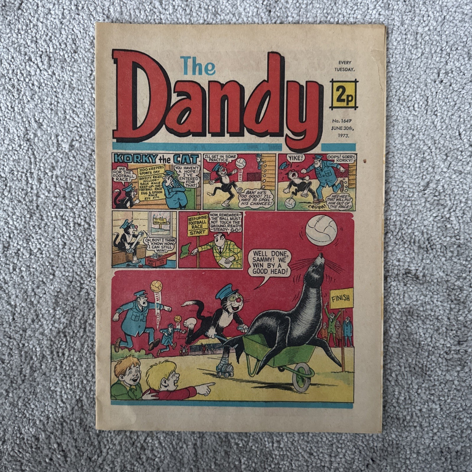 Dandy Comic - #1649 - 30 June 1973 - 1st Jack Silver