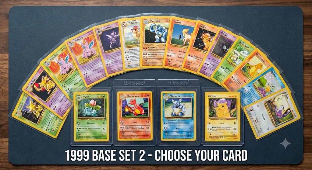 Pokemon 1999 Set Base 2 Commons Non Comuni - Scegli la tua carta - NM LP WOTC