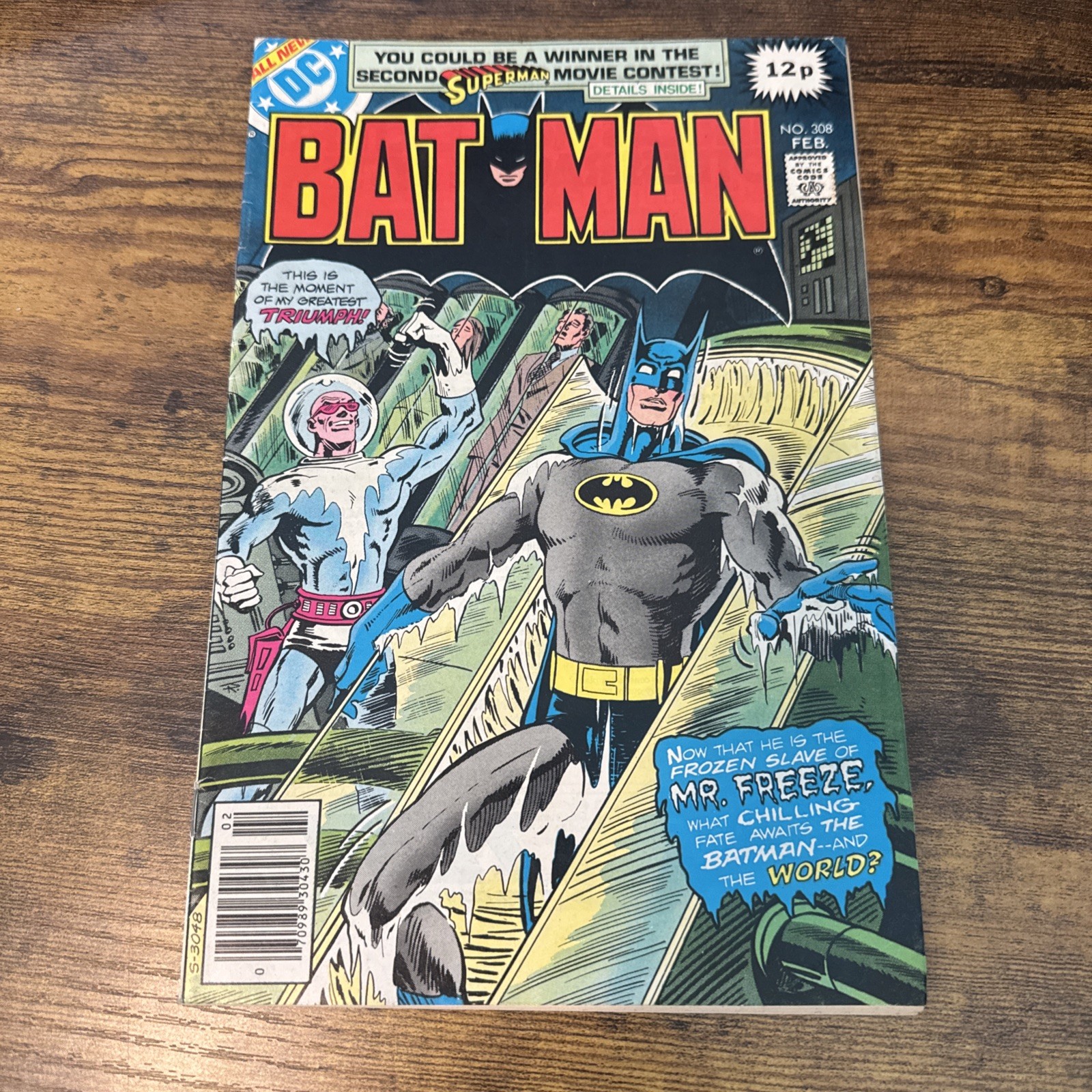 Batman #308 - DC Comics February 1979 Mr Freeze