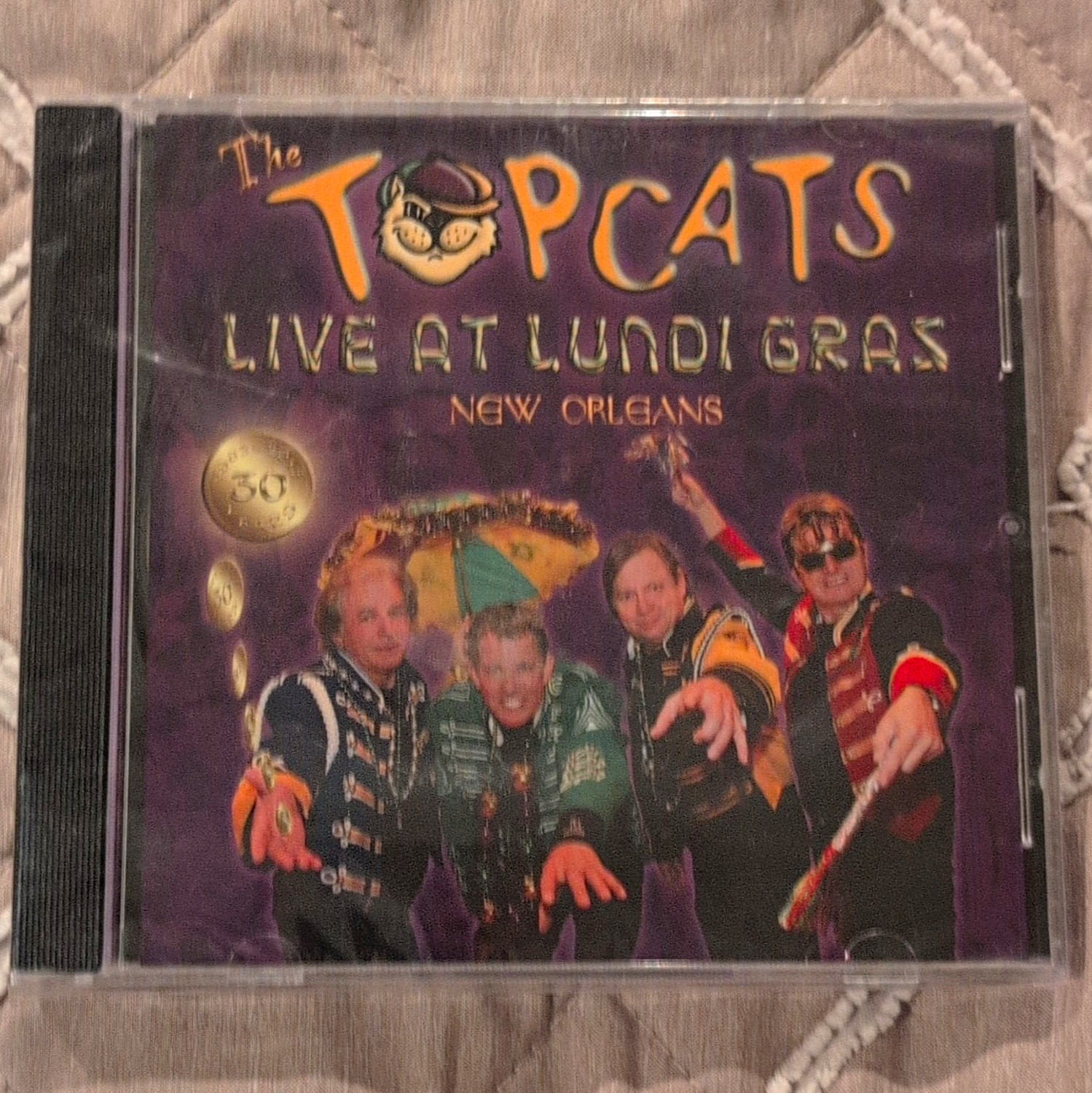 The Topcats - Live at Lundi Gras New Orleans CD - Four Cats Records 2013 Sealed