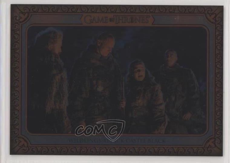 2019 Rittenhouse Game of Thrones Inflexions Wildlings Attack Castle Black 0c3