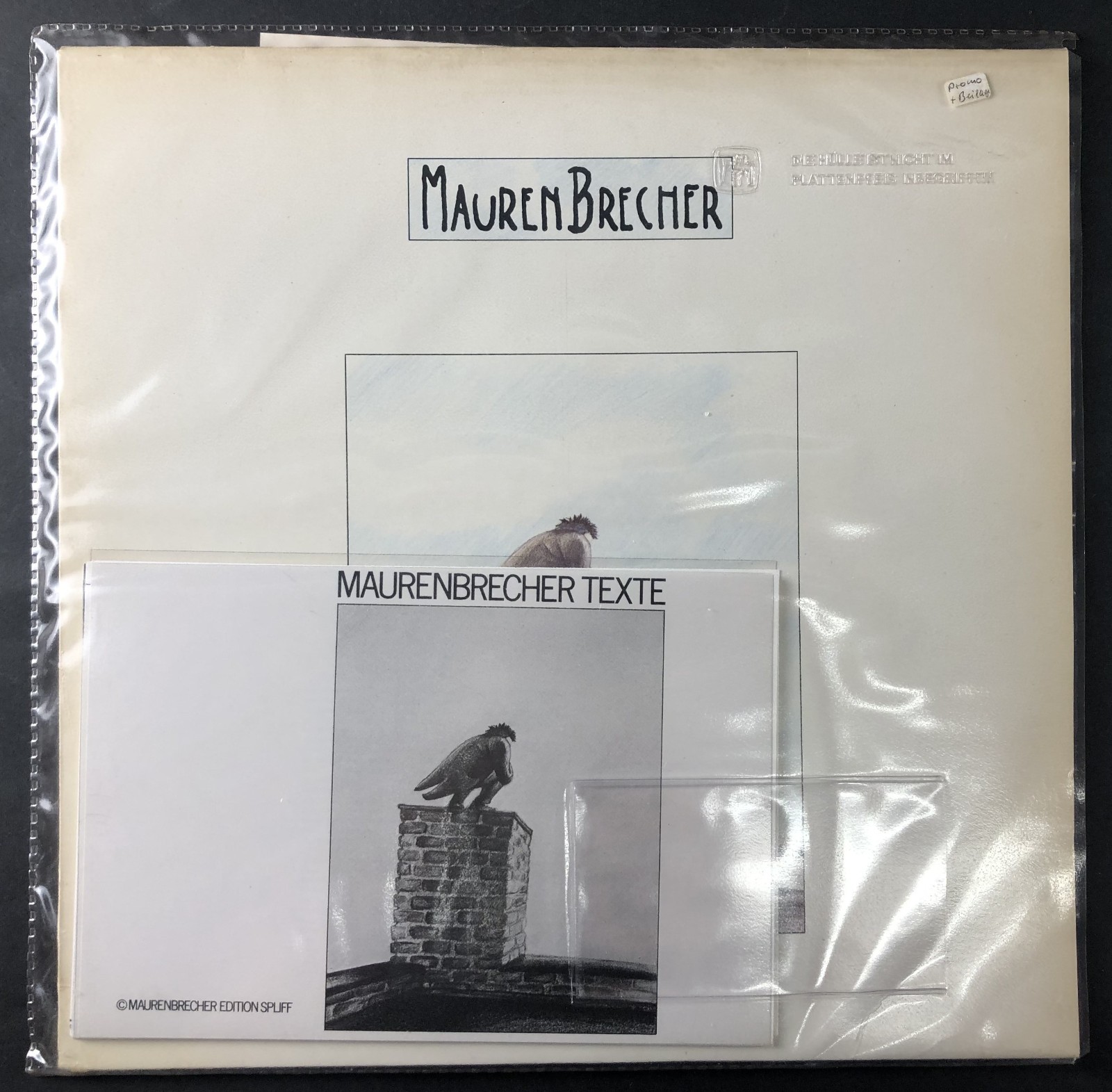 12''LP - Maurenbrecher - Rock Liedermacher - Promo + Booklet + Pressefoto ! TOP!