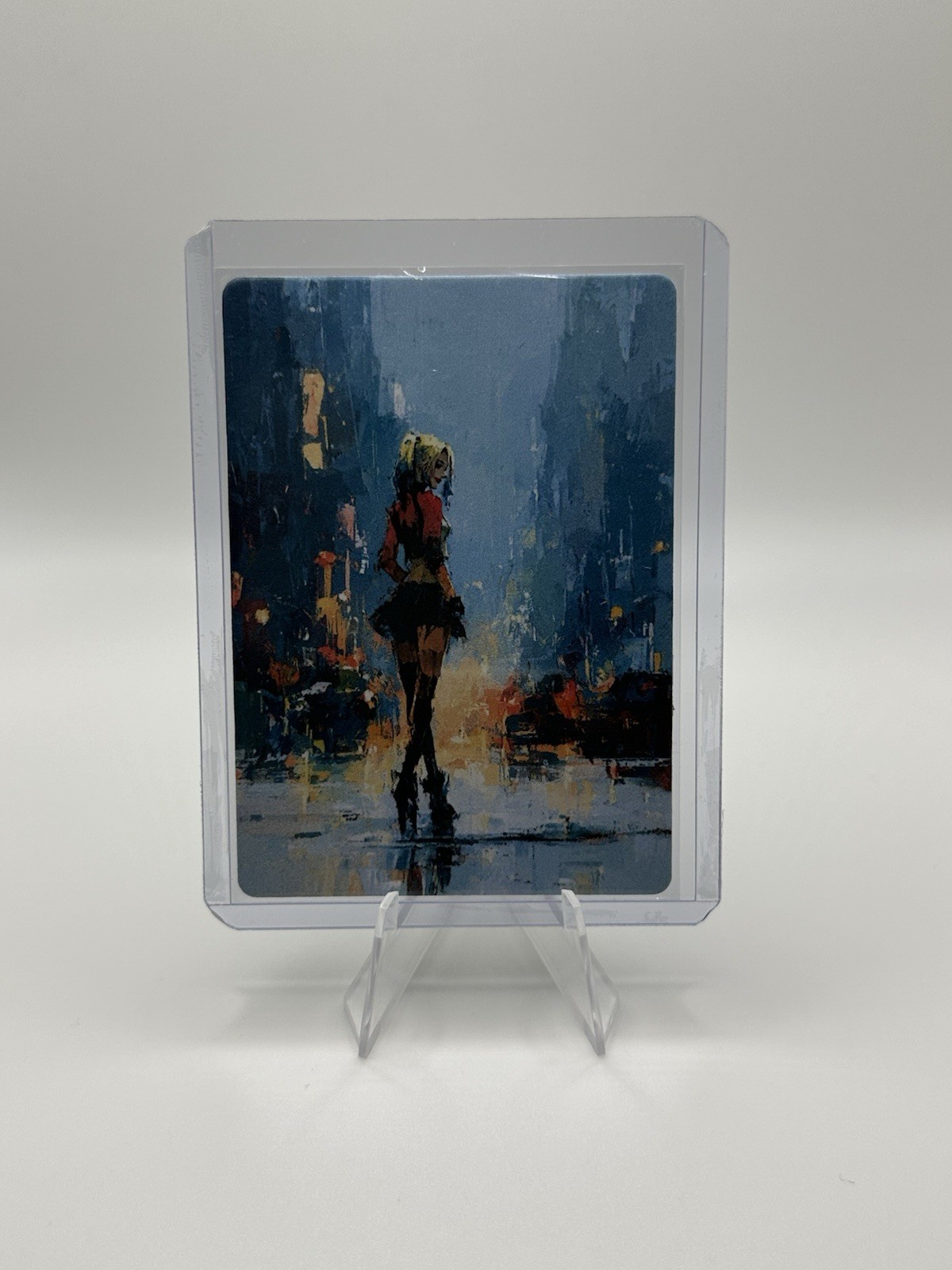 Harley Quinn Art Card 1/1 PaintOholic firmata UNICA NEL SUO GENERE