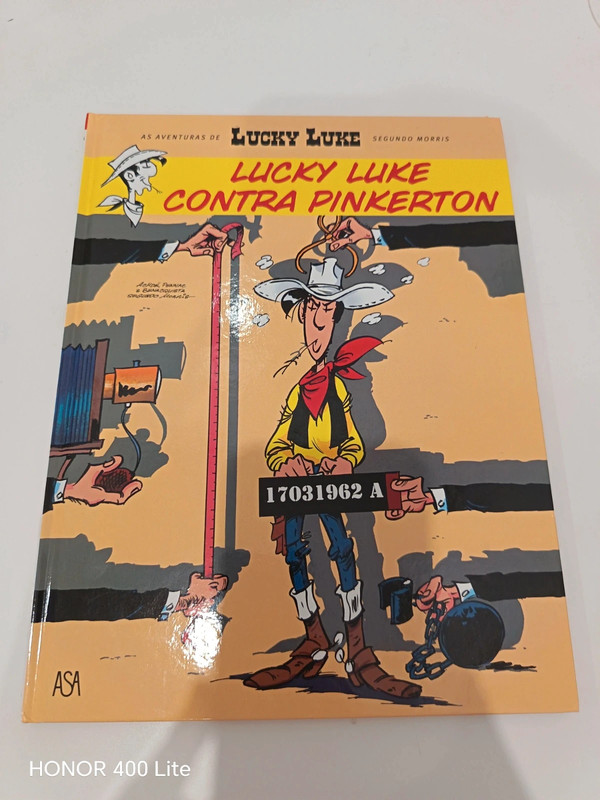 Livro Lucky Luke em português