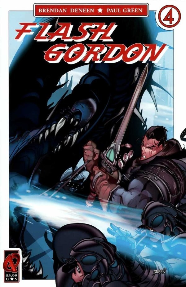 FLASH GORDON #4  (2009) PAUL GREEN VARIANT