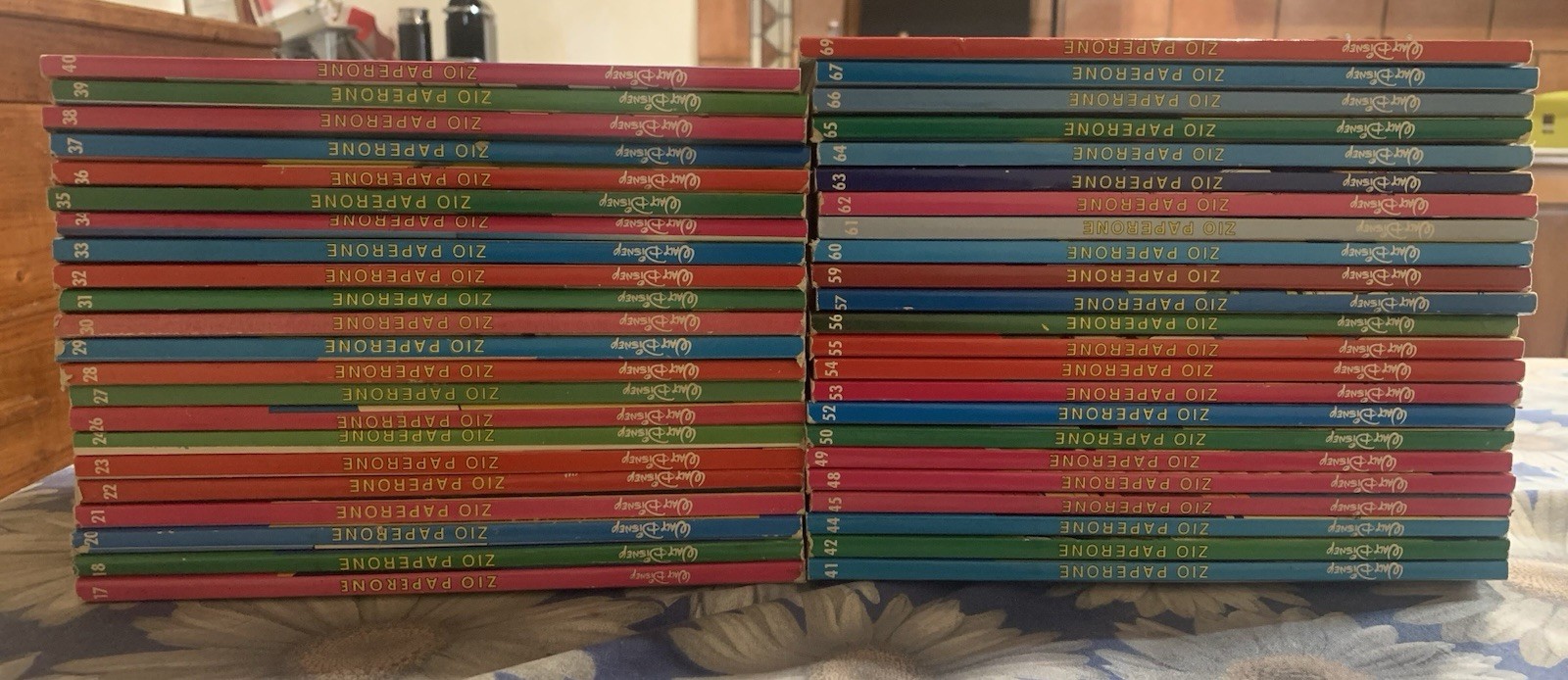 Disney Zio Paperone lotto fumetti Walt Disney 45 pezzi da 17 a 69 molto belli
