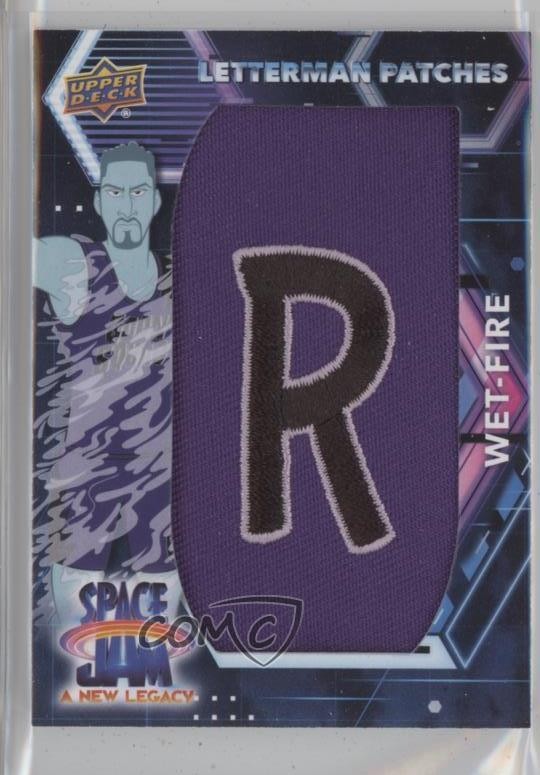 2021 Upper Deck Space Jam A New Legacy Letterman Tier 1 Wet-Fire Patch 2k3