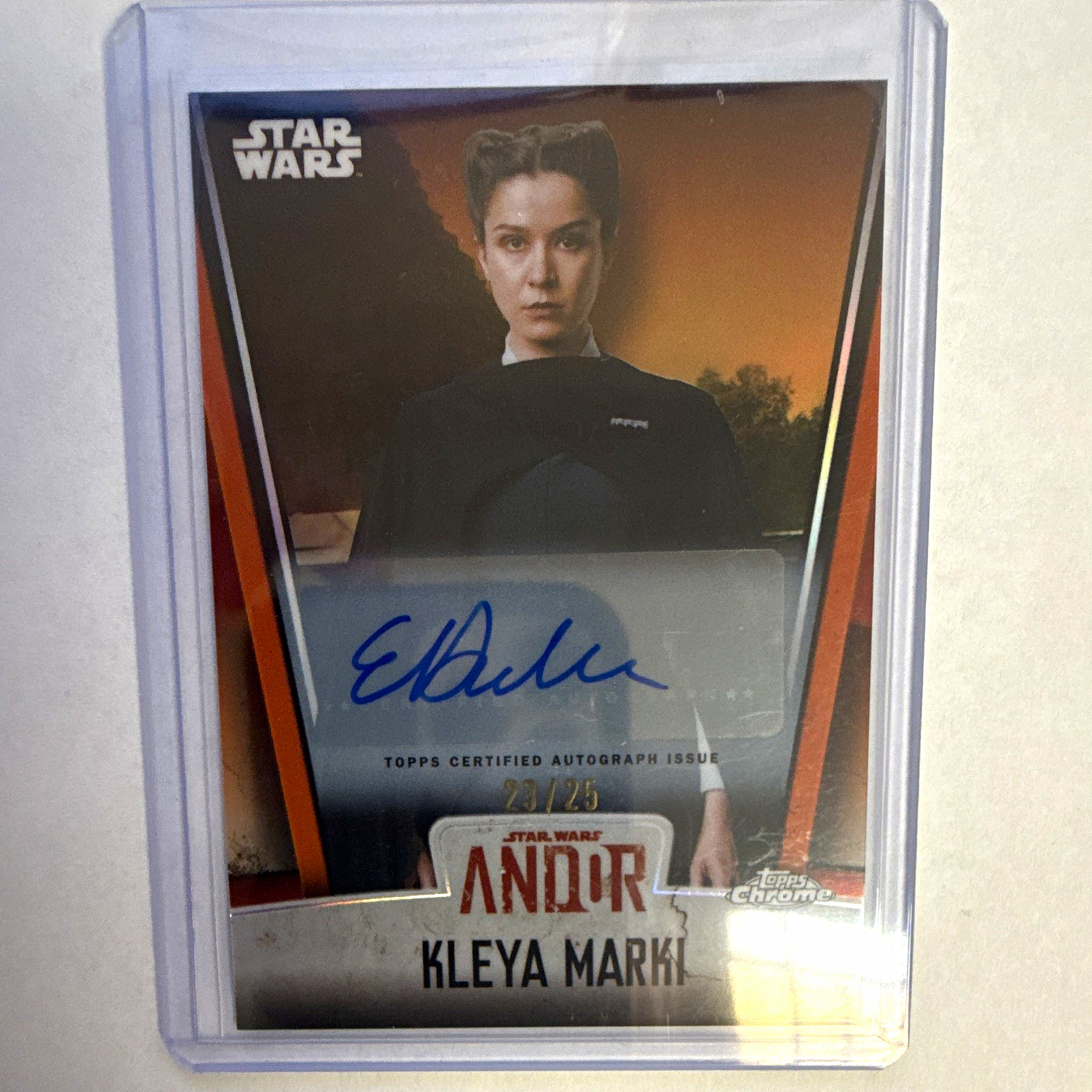 Topps 2026 Chrome Star Wars Andor Kleya Marki Elizabeth Dulau Auto 23/25