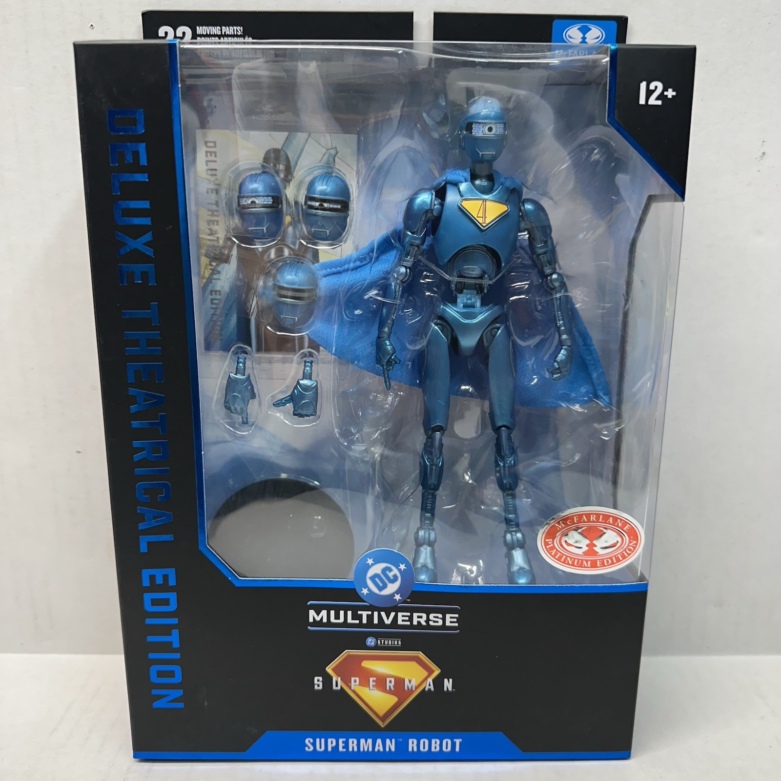 Superman Robot Deluxe Theatrical Ed DC Multiverse 2025 film platino McFarlane