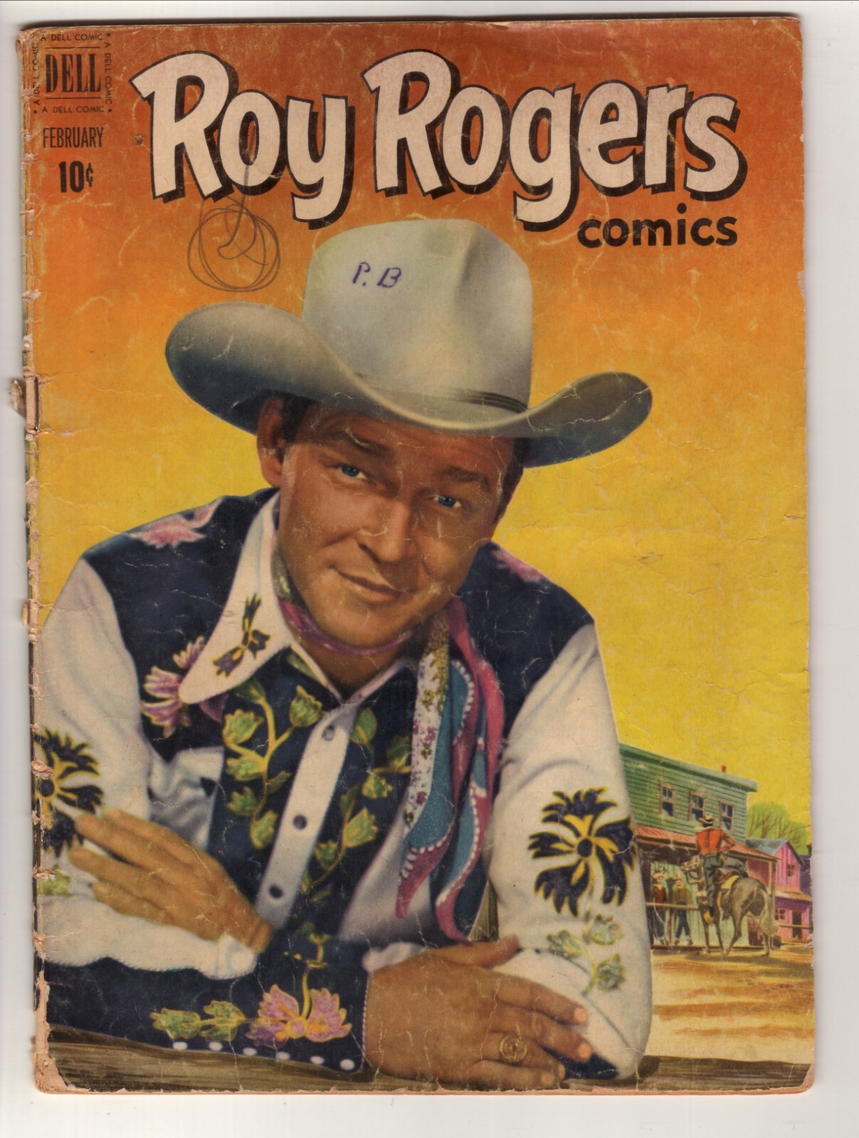 1952 Roy Rogers Comics #50 Dell fumetto Il colpo dei dodici