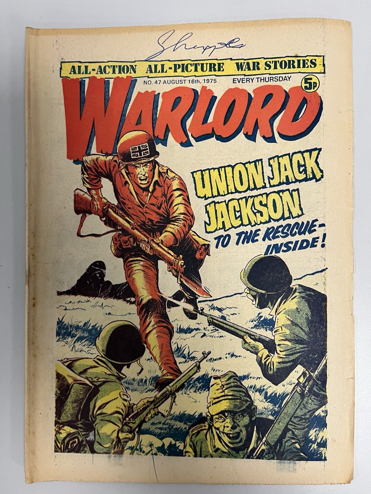 Warlord Comic No# 47 August 16th 1975 FN/VF