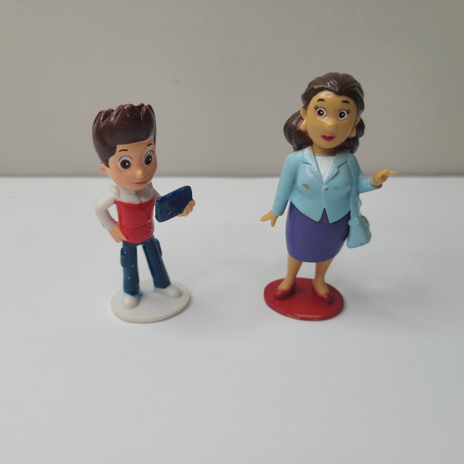 Set di 2 figurine RYDER & MAYOR GOODWAY PAW PATROL Nickelodeon Nick Jr PVC TOY