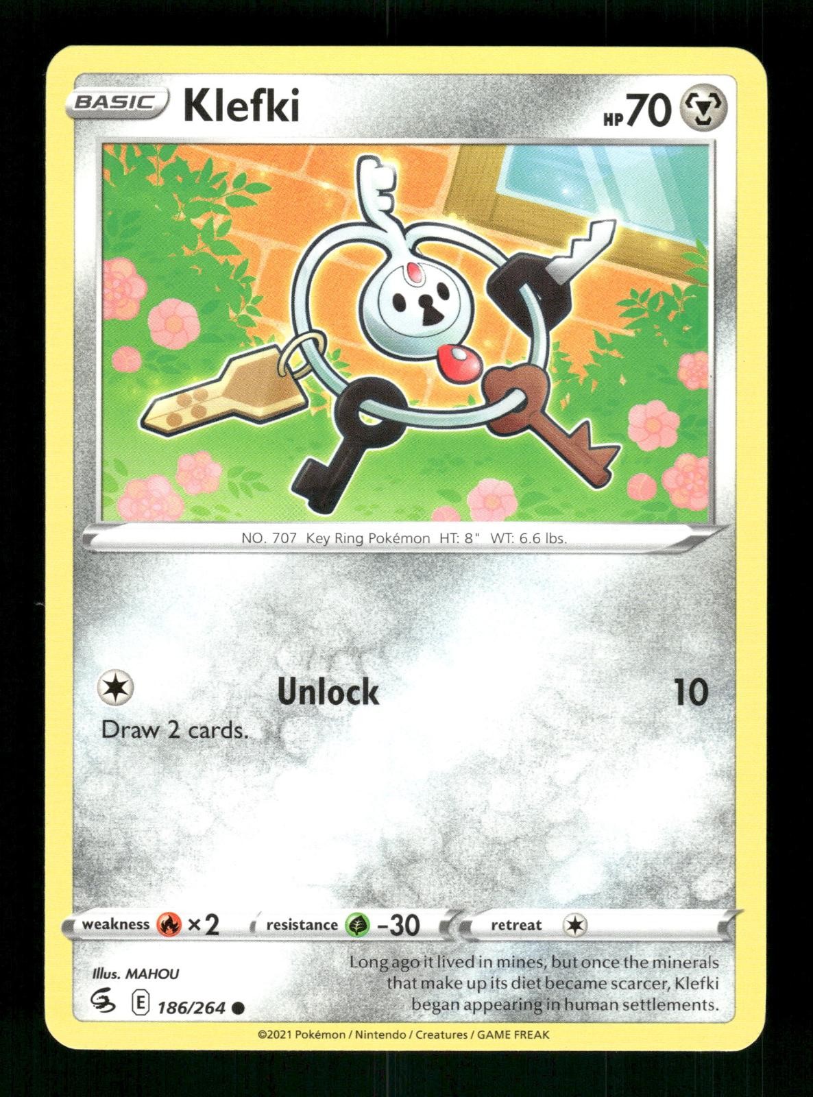 Common - Klefki - 186/264 - Near Mint - Fusion Strike
