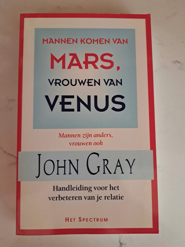 Boek Mannen komen van Mars, vrouwen van Venus