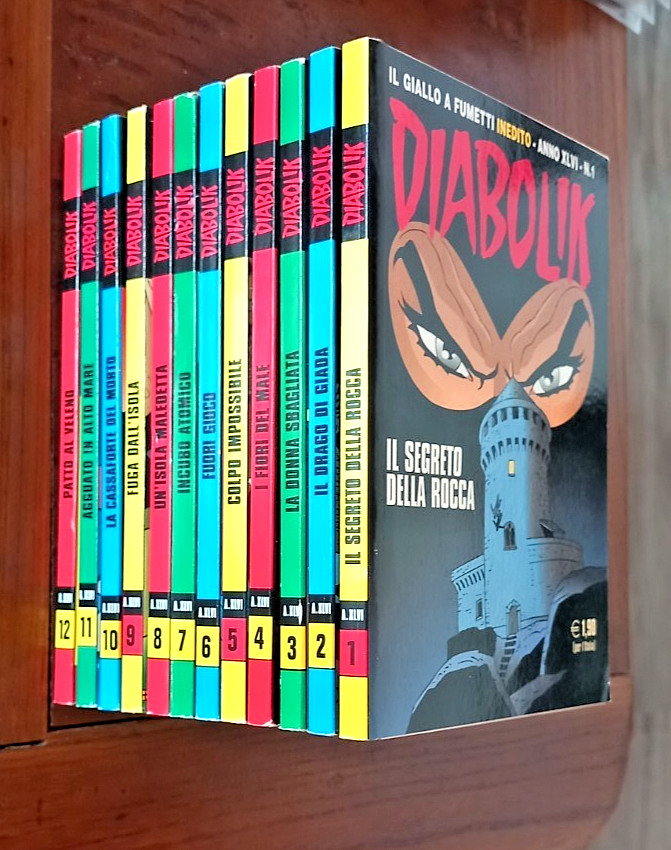 Diabolik annata completa  XLVI - 1/12