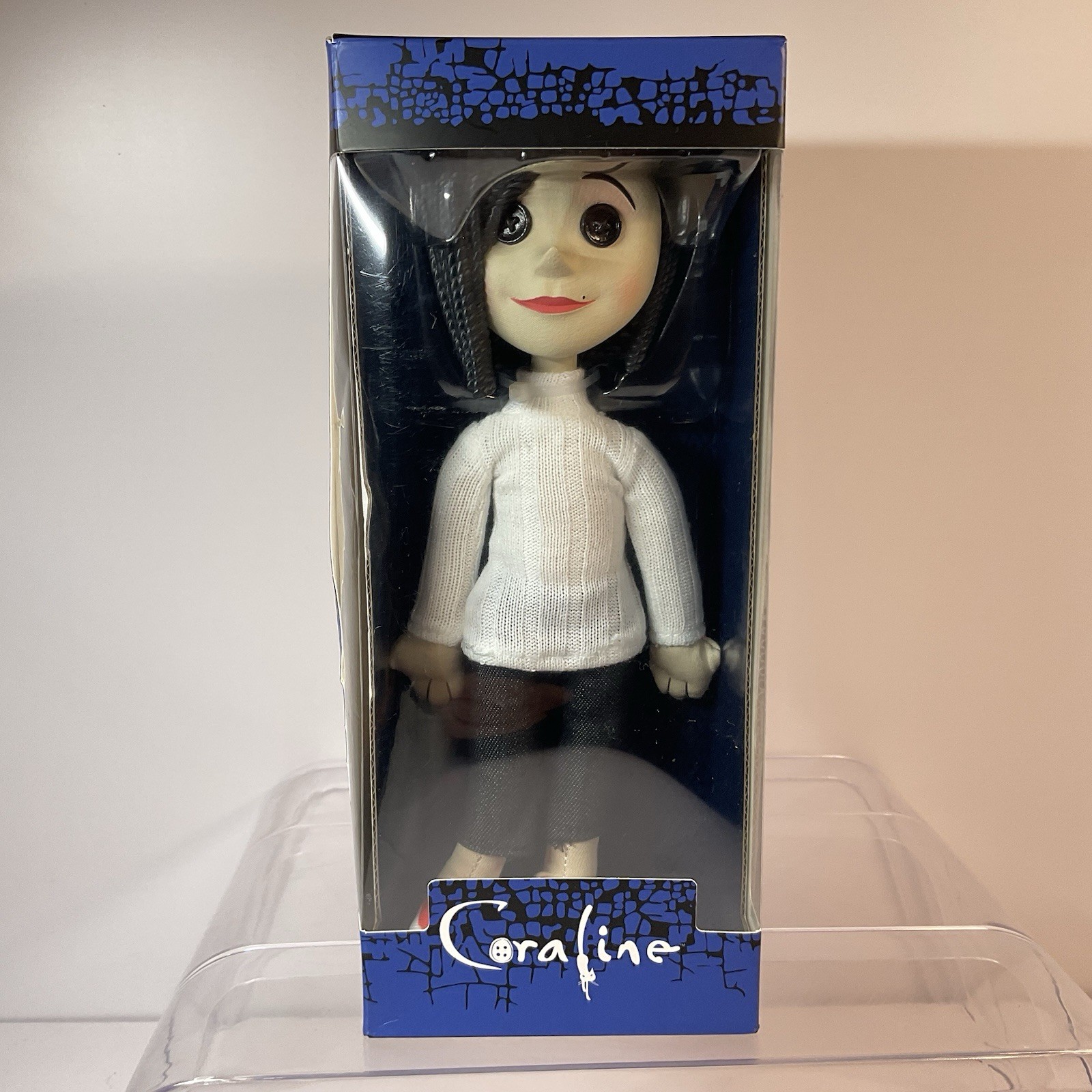 NECA CORALINE OTHER MOTHER Bambola con occhi a bottone 10" figurina da collezione *NUOVA*