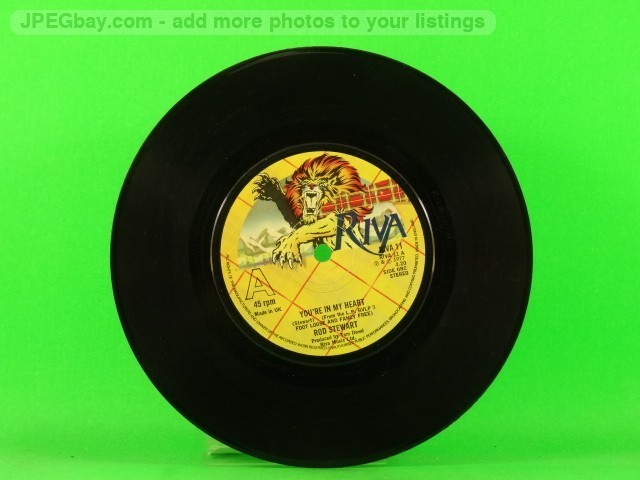 STEWART,ROD YOU'RE IN MY HEART (3) (137) 7" RIVA