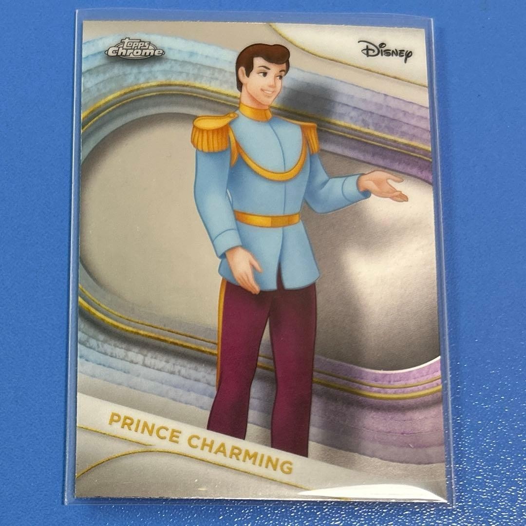 Carta collezionabile Disney Cenerentola Principe Azzurro Topps #76