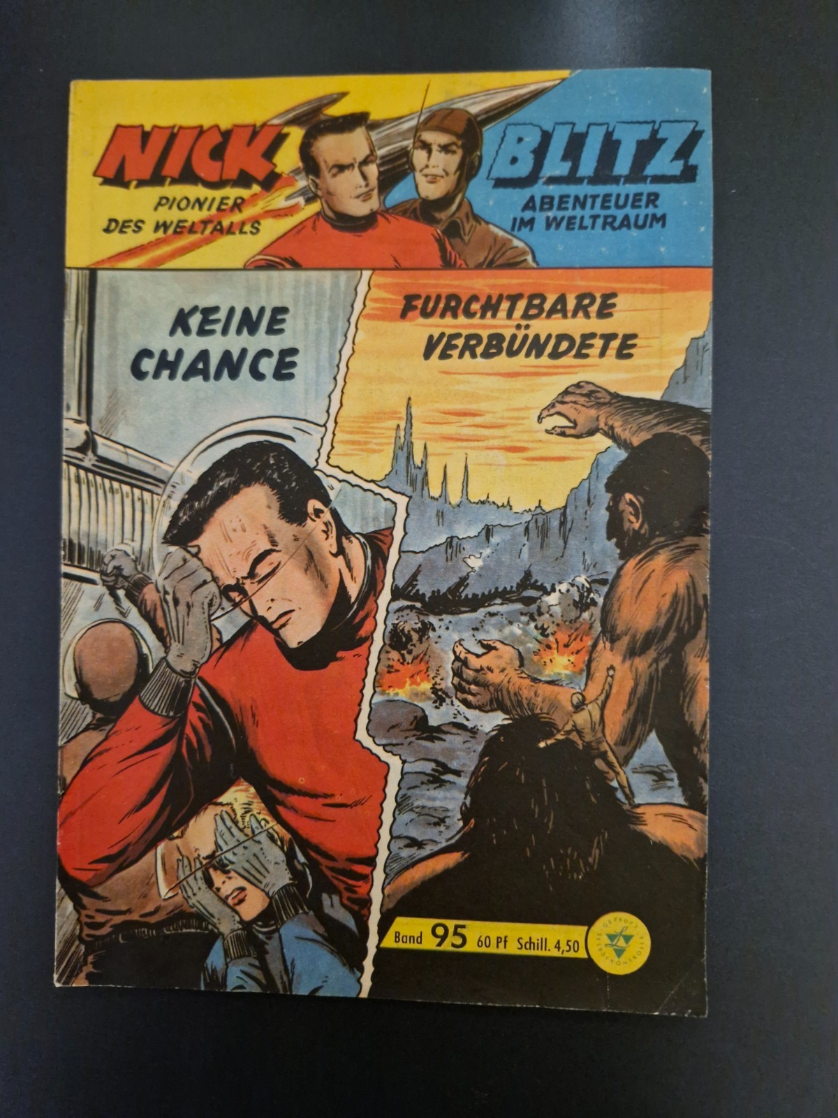 Nick fumetto n.95 (originale Lehning) Z1-2 con francobollo da collezione