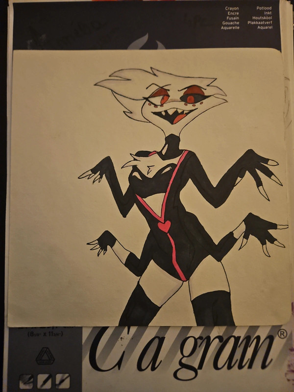 Dessin Angel Dust Hazbin Hotel