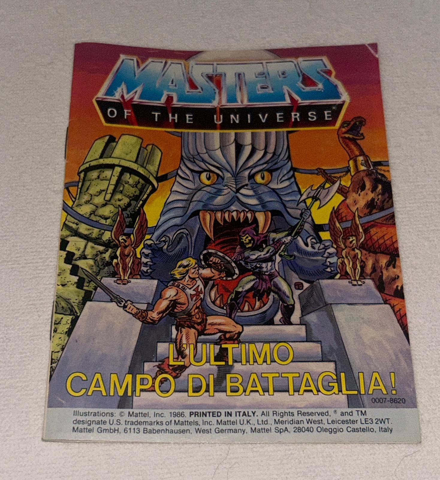Minicomic Eternia Masters of the universe L'ultimo campo di battaglia 