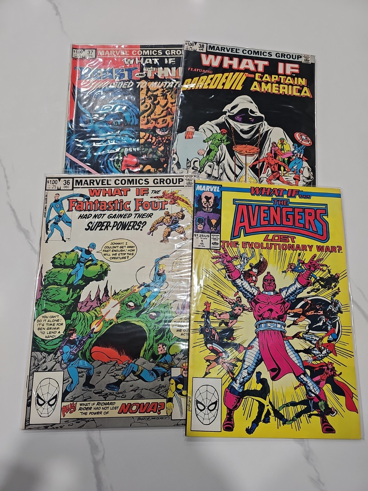 Lotto What If #36,37,38 1982 Serie 1 + 1 Avengers 