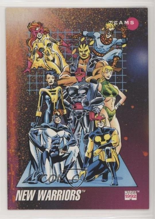1992 Impel Marvel Universe Serie III Squadre Nuovi Guerrieri #174 0nl0