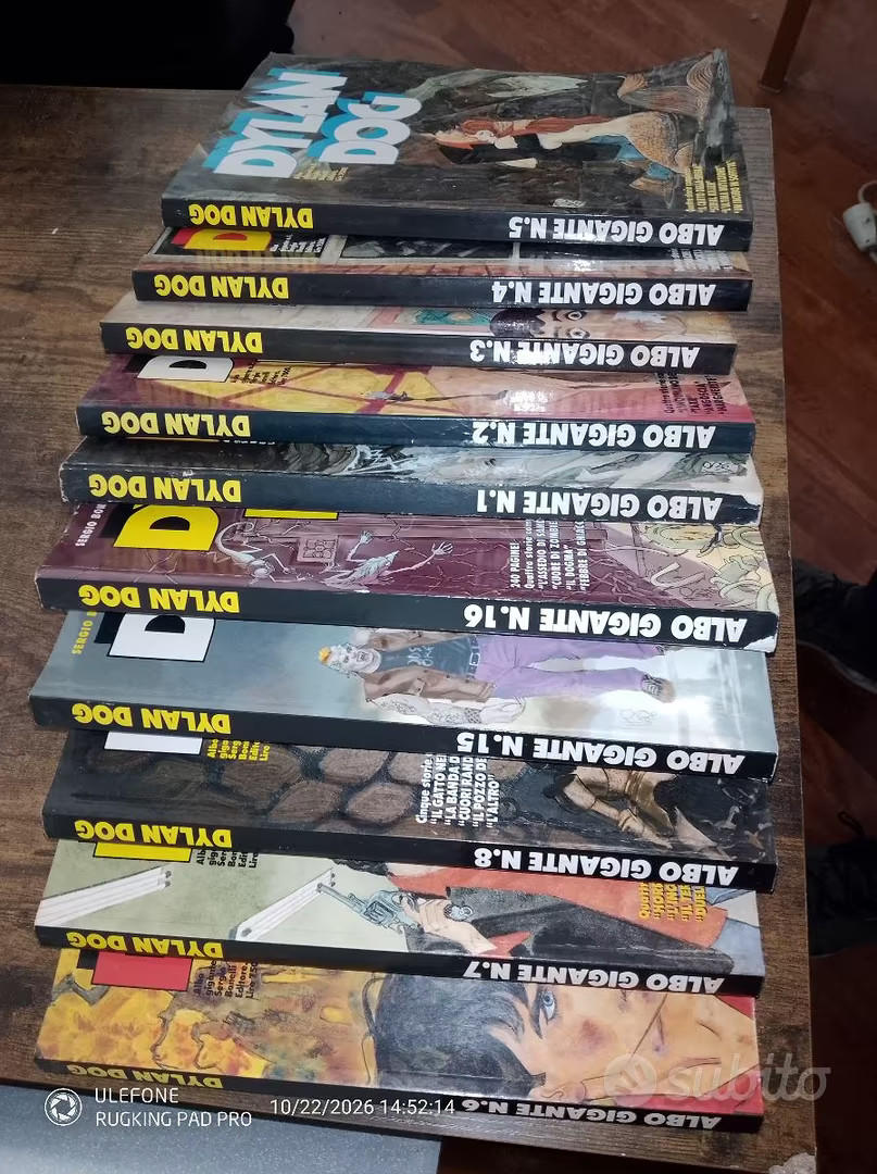 Lotto Albi giganti Dylan Dog 1 2 3 4 5 6 7 8 15 16