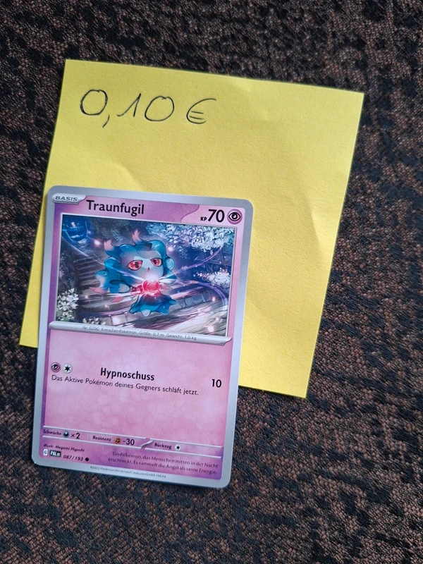 Pokemonkarte traunfugil