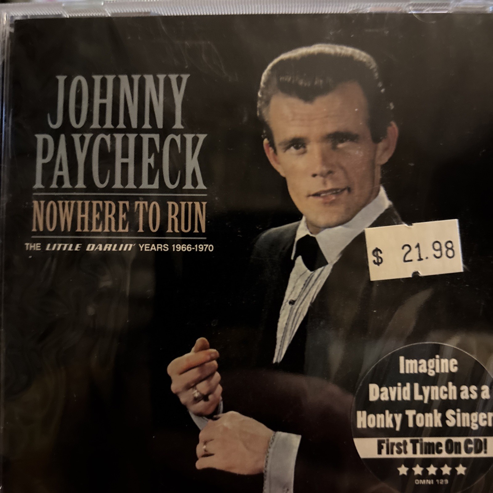 Johnny Paycheck Nowhere to Run The Little Darlin' Years 1966–1970 CD  SEALED 