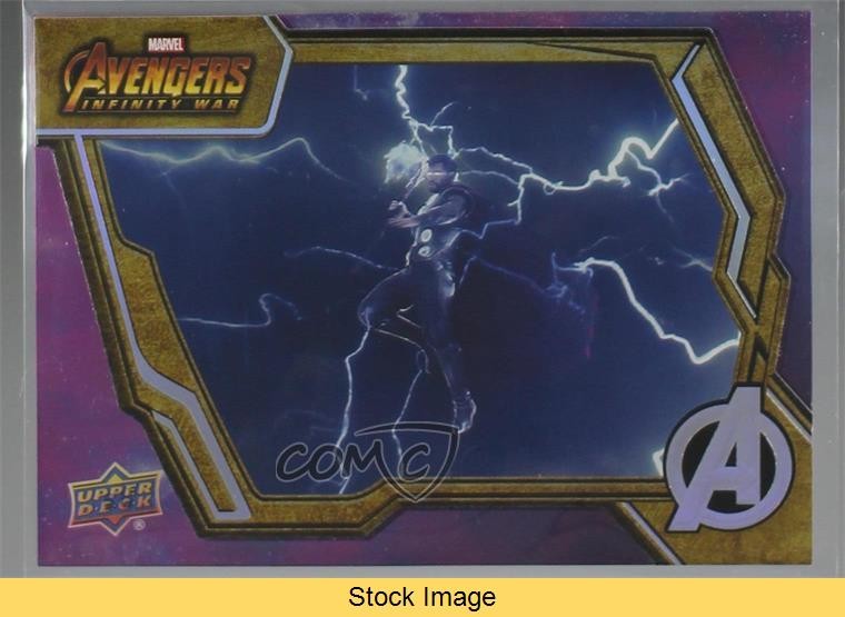 Upper Deck Marvel Avengers Infinity War 2018 Portami Thanos! #82 LEGGI sq1