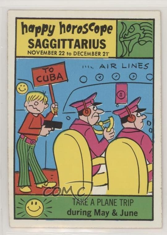 1972 Philadelphia Happy Horoscope Saggittarius #52 0s4