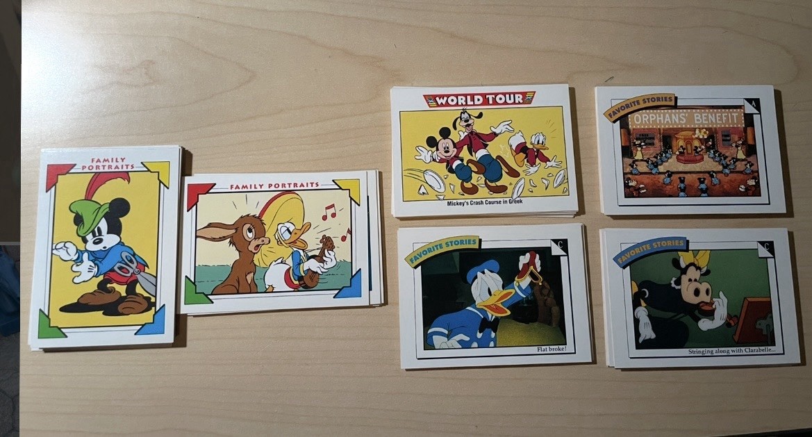 1991 Impel Walt Disney World Tour Lot of 15 Collector Cards Ungraded