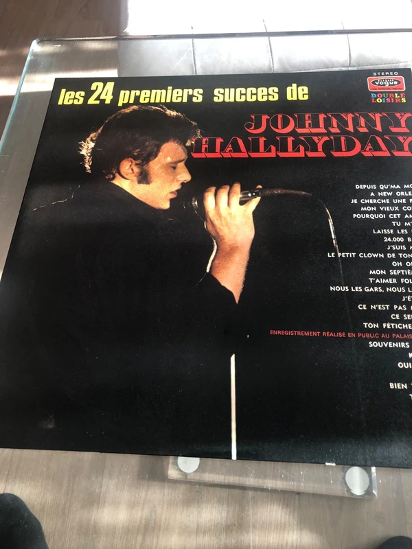 Album 2 disques vinyles 33 tours Johnny Hallyday