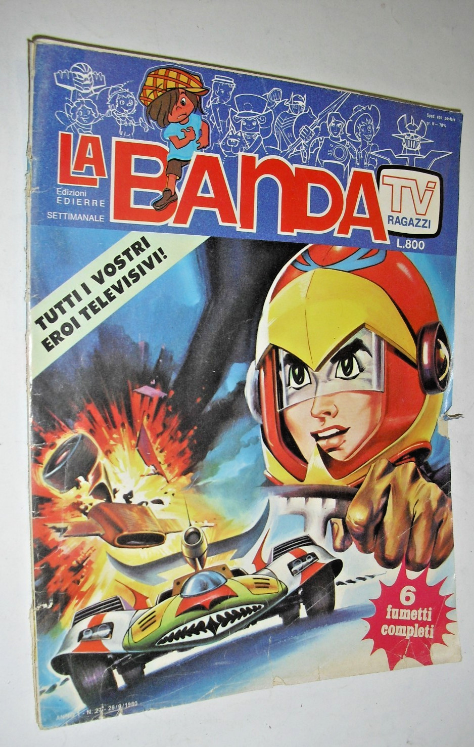 LA BANDA TV n 27 (1980) kEN FALCO- MAZINGA Z - GAIKING- APE MAIA...