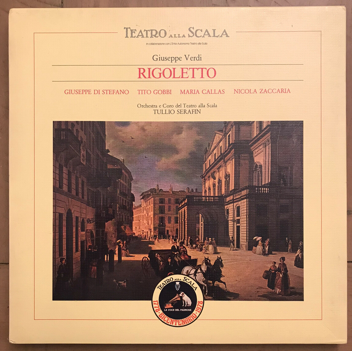 Rigoletto Opera by Giuseppe Verdi, Teatro  Alla Scala - 1956