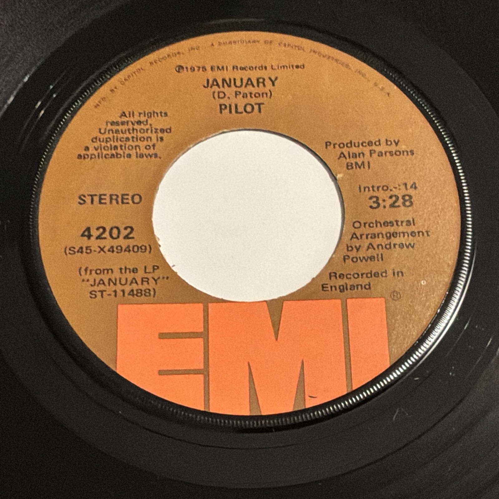 Pilot: January / Do Me Good 45 - EMI