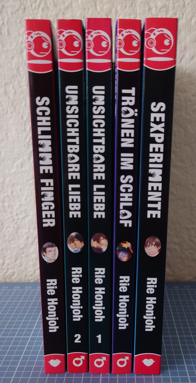 6x Rie Honjoh Manga Shounen AI Boys Love Yaoi Tokyopop tedesco