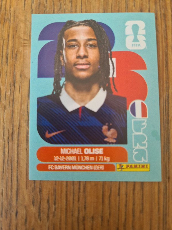 WM Panini Sticker Frankreich FRA 14 Olise